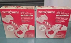 3 Sega Saturn Controllers Black MK-80100 OEM NEW IN BOXES, READ LISTING!