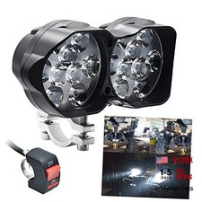 Motorcycle Driving Lights DC9-85V 3000LM Super Bright 18SMD Chips LED