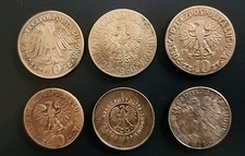 THE OLD COMMEMORATIVE 🇵🇱 POLAND   10 ZL.  COINS 1960 - 1969.