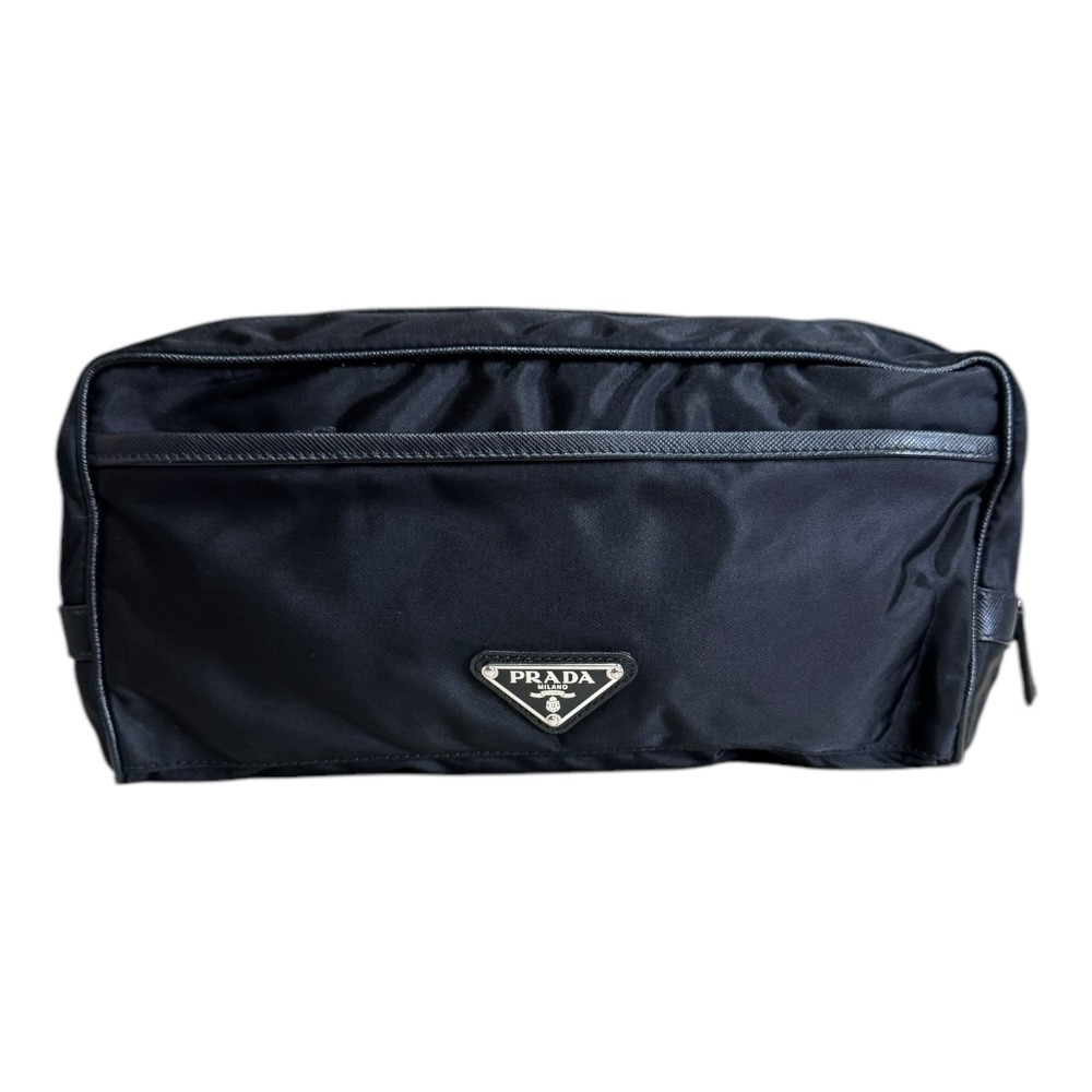 Prada Black Nylon Clutch Bag Pre-Owned