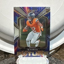 RJ Harvey 2025 Panini Select Football Denver Broncos Rookie Future Insert #5