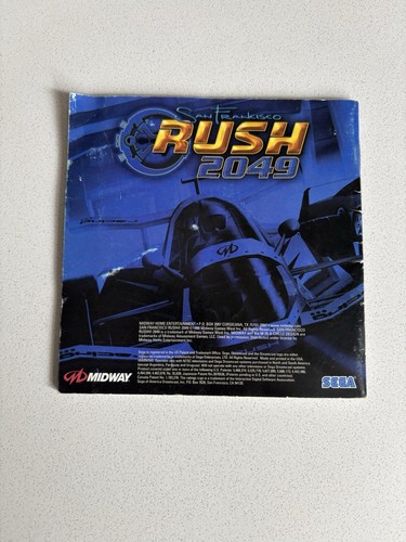 San Francisco Rush 2049 Sega Dreamcast Instruction Manual ONLY - NO GAME - Picture 2 of 5