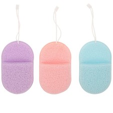 3 Pcs Face Wash Pads Scrubber Exfoliator Exfoliating Scrubbers