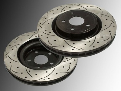2 Geschlitzte gelochte Bremsscheiben vorne Jeep Grand Cherokee SRT8 2012-2020 WK
