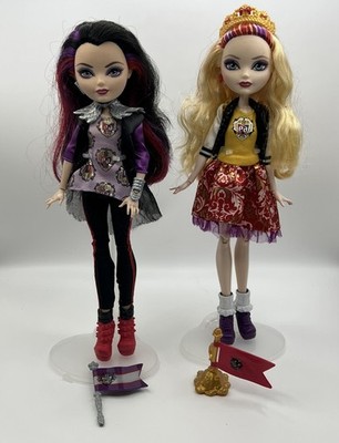 Ever After Raven Queen & Apple White School Spirit lot of 2 dolls
