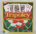 IDEAL 2014 : TRIPOLEY Deluxe Mat Game : Michigan Rummy, Heatrs & Poker (EX)