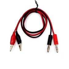 Banana to Clips Test Lead for Electronics Projects