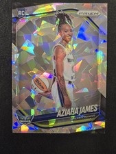 2025 Panini Prizm WNBA Aziaha James Ice Prizm RC Variation #141 Dallas Wings