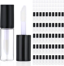 100Pcs Mini Lip Gloss Tubes – Refillable Empty Lip Balm Containers for DIY Makeu