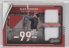 2022 Panini Absolute Tools of the Trade 3 Swatch Retail 7/25 Alex Verdugo 0za3