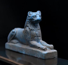 Authentic Ancient Egyptian Antiques Stone Egyptian Bastet Statue Egyptian BC