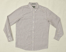 Eddie Bauer Wrinkle Resistant Relaxed Fit Plaid Shirt Long Sleeve Size L Tall