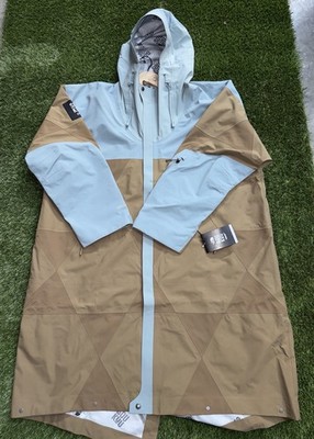 The North Face x Undercover Soukuu Hooded Full Zip Parka Jacket XL Brown Blue