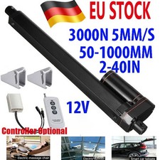 DC 12V 3000N Linear Actuator Motor 50~1000mm Auto Türöffner 5mm/s Linearantrieb