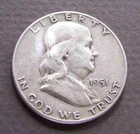 1951 Franklin Half Dollar #17