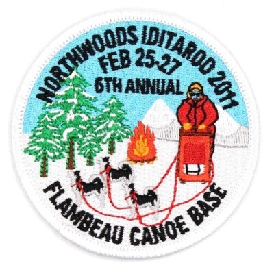 2011 Northwoods Iditarod Flambeau Canoe Base Samoset Council Patch Scouts BSA WI