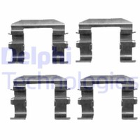 Delphi LX0417 ZubehöRsatz, Scheibenbremsbelag FüR Hyundai KIA Volvo