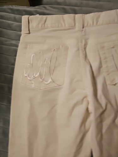 Lilly Pulitzer White Corduroy Pants Size 10 Embroidered Girls Spring Easter - Picture 8 of 11
