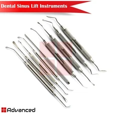 MEDENTRA Sinus Lift Elevators Dental Perio Microsurgery Implant Oral Surgery Kit