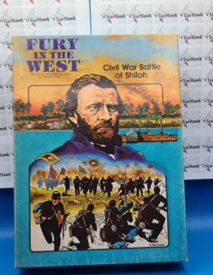 VTG Box Ex. Condition Avalon Hill ''Fury in the West'' punched Complete