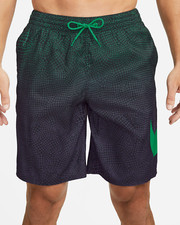 Nike Men's 9" Electric Algae Swoosh Breaker Swim Trunks NESSD541-380 S/XXL