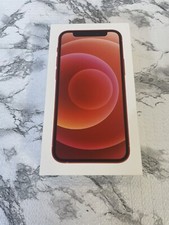 Original Box for RED Apple iPhone 12 128GB BOX ONLY, NO PHONE EUC