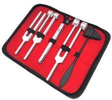 3 Tuning Fork Set Medical Surgical Physical Diagnostic Tools  Percussion Hammer