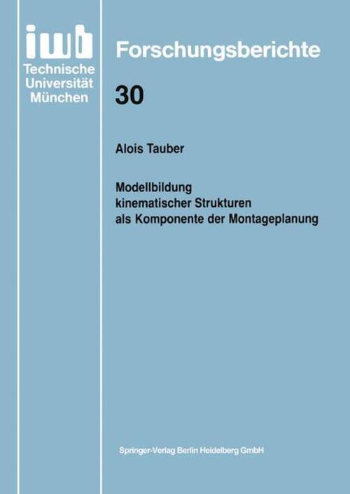 Alois Tauber | Modellbildung Kinematischer Strukturen Als Komponente