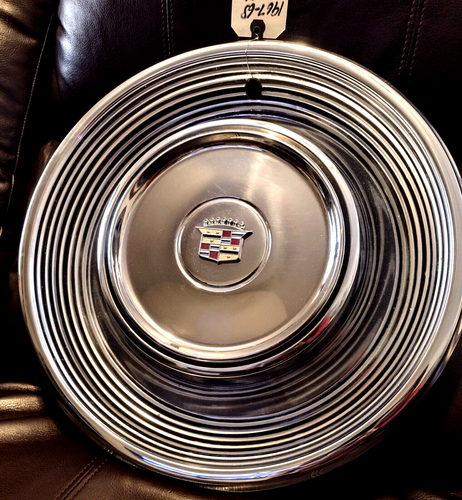 1960's Vintage Cadillac (Set of 4) Wheel Covers Hubcaps SUPER Shiny & Sharp! - Bild 10 von 11