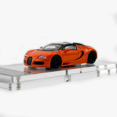 Mortal 1/64 Scale Bugatti Veyron Orange Diecast Car Model Toy Gift