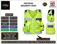 Hi-Vis Pro Tec/ Tactical Utility Vest Equipment Patrol Security Vest (PC#05)