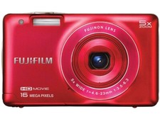 Fujifilm FinePix JX Series JX680 16.0 MP Digital Camera Bundle - Red RARE 