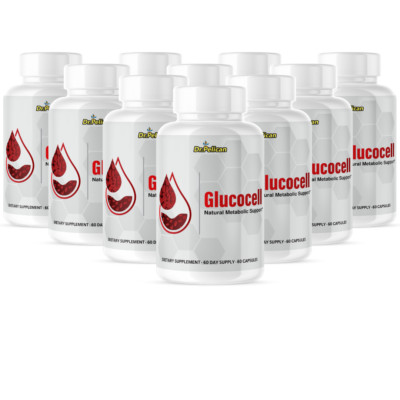 Glucocell- Blood Support- 10 Bottles- 600 Capsules