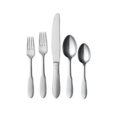 Mitra Matte by Georg Jensen Stainless Steel Service for 8 Set 40 pieces - NOS
