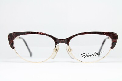 WINDSOR 103-395 Cateye Vintage Brille Eyeglasses Lunettes Bril Gafas Glasögon