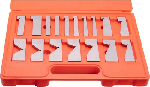 17pcs/set Precision Angle Block 1/4 to 45 Degree Hardened Steel #704-017 - Picture 2 of 3