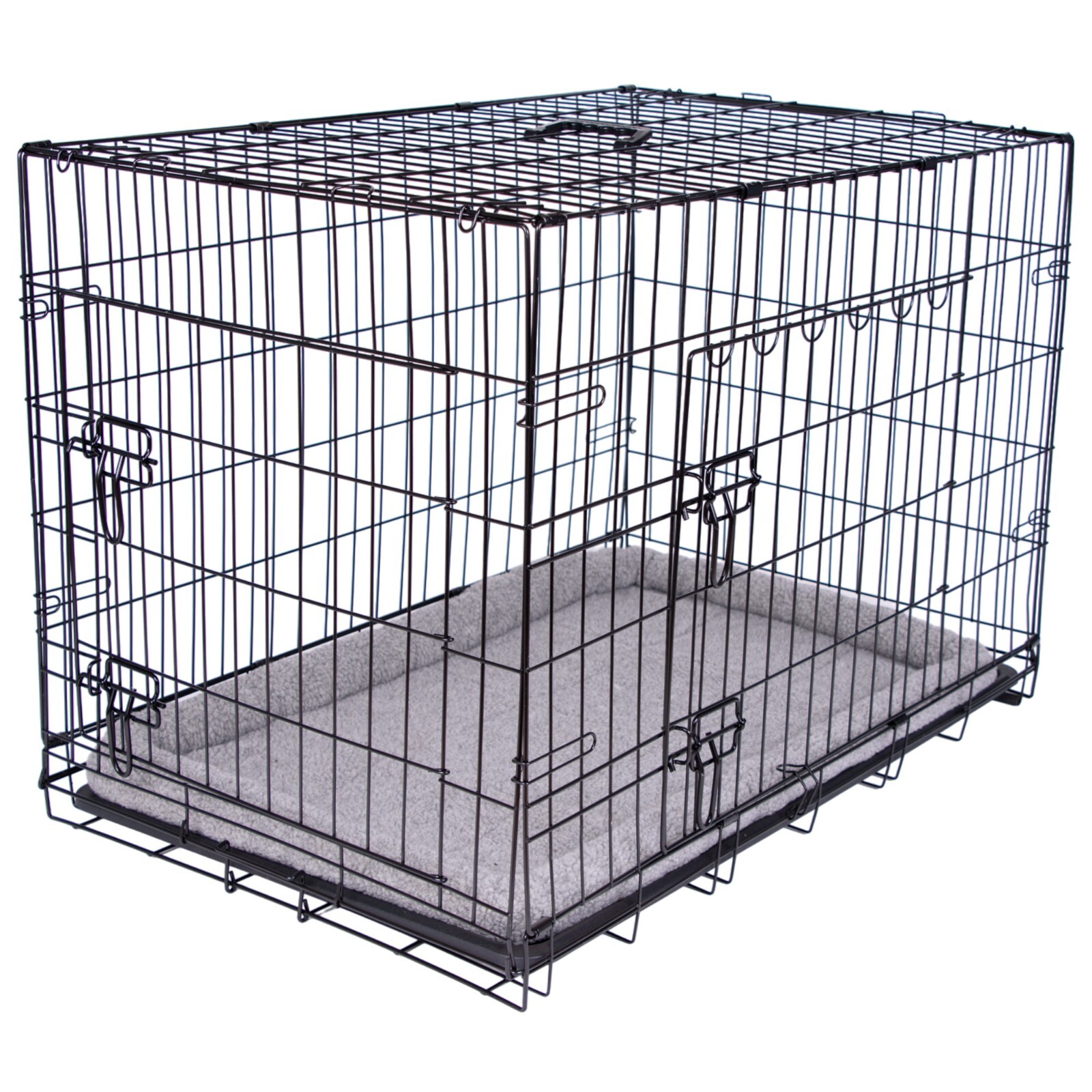 Pretty Pooch Dog Carrier Cage Foldable Training Crate Puppy Travel Medium 30""