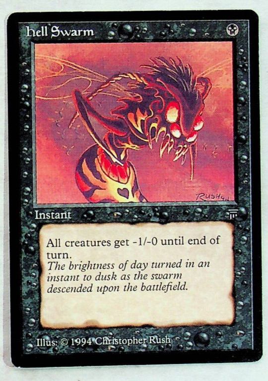 Hell Swarm - Legends Edition - 1994 - Magic The Gathering