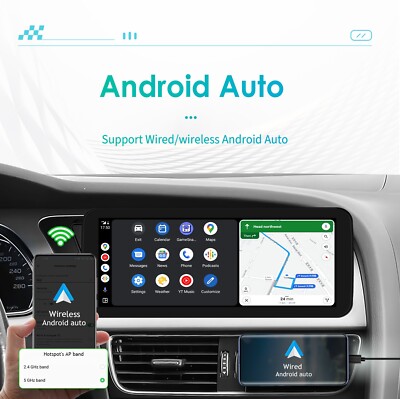 10.25'' Android 13 Screen Carplay Navi DSP 4+32GB for Audi A4 A5 S4 RS5 2009-2016