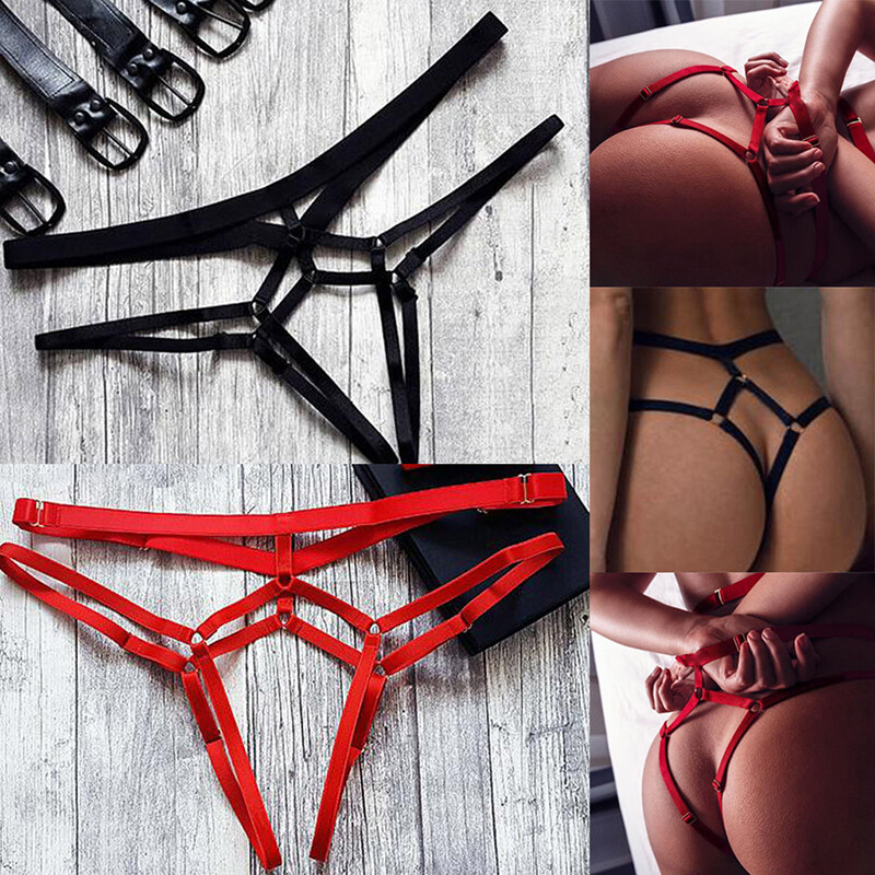 4 Pezzi Perizoma A G Ultra Sottili Senza Cavallo - Taglia Unica (Nero, Rosso, Rosa, Bianco)