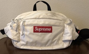 supreme white fanny pack