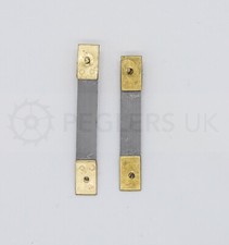 2x Assorted Brass Clock Pendulum Suspension Springs - SU12