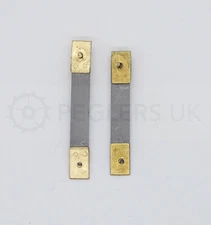 2x Assorted Brass Clock Pendulum Suspension Springs - SU12