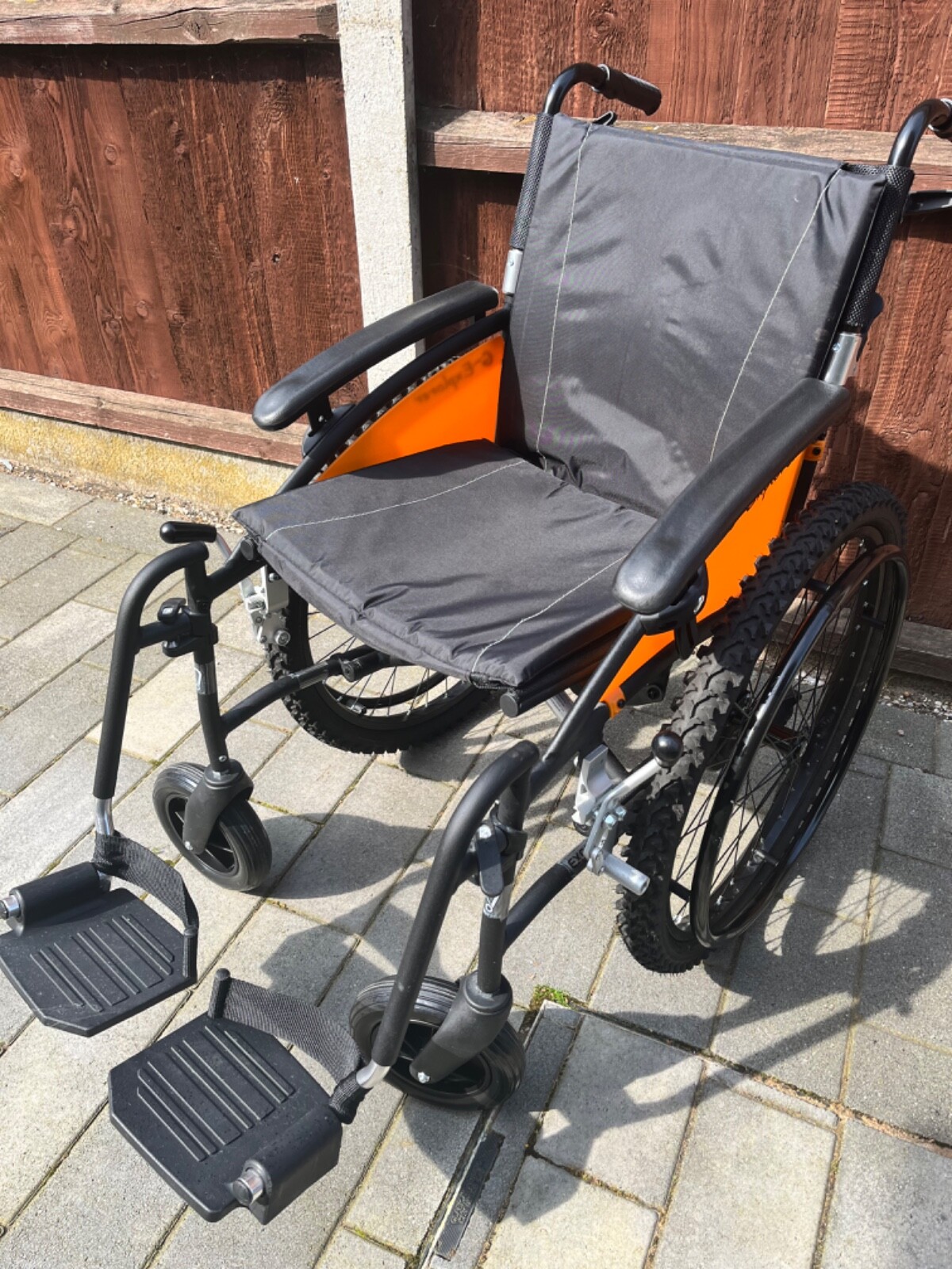 Excel GExplorer Self Propel All Terrain Wheelchair Black Frame 16 inch