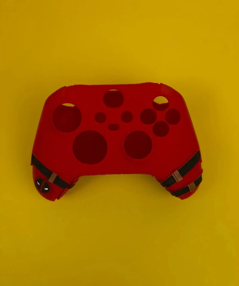 Deadpool-Themed Xbox Controller Cover, 3D Printed Deadpool Controller Shell - Image 2 of 3