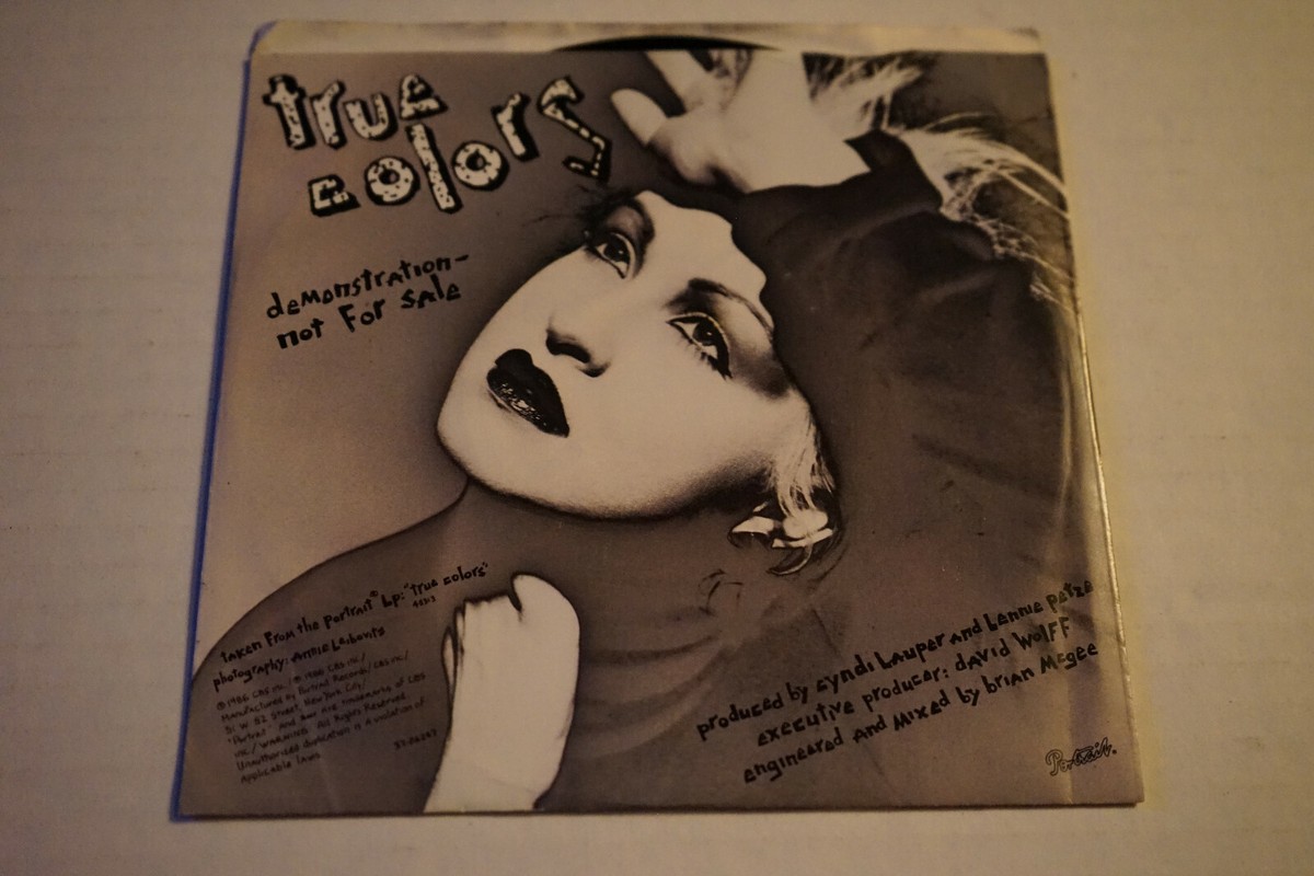 Cyndi Lauper – True Colors Promotional 7