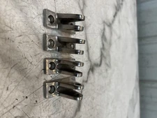 87 Sea Ray 300 Boat Marine Bimini top mount brackets cleats stainless steel