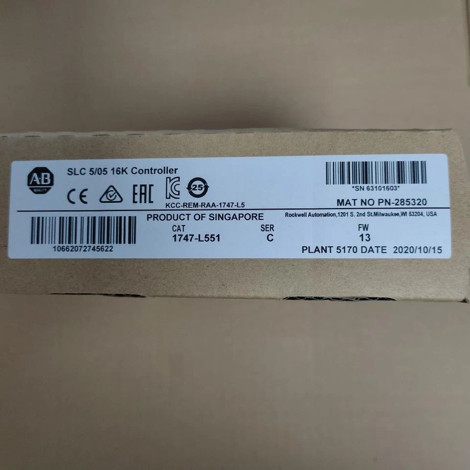 New Factory Sealed 1747-L551 SLC 5/05 CPU Processor Unit Module 1747L551 PLC US - Image 2 of 4