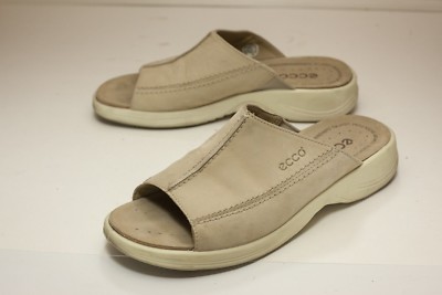 ECCO US 9 to 9.5 Tan Sandals Slides Women's EUR 40