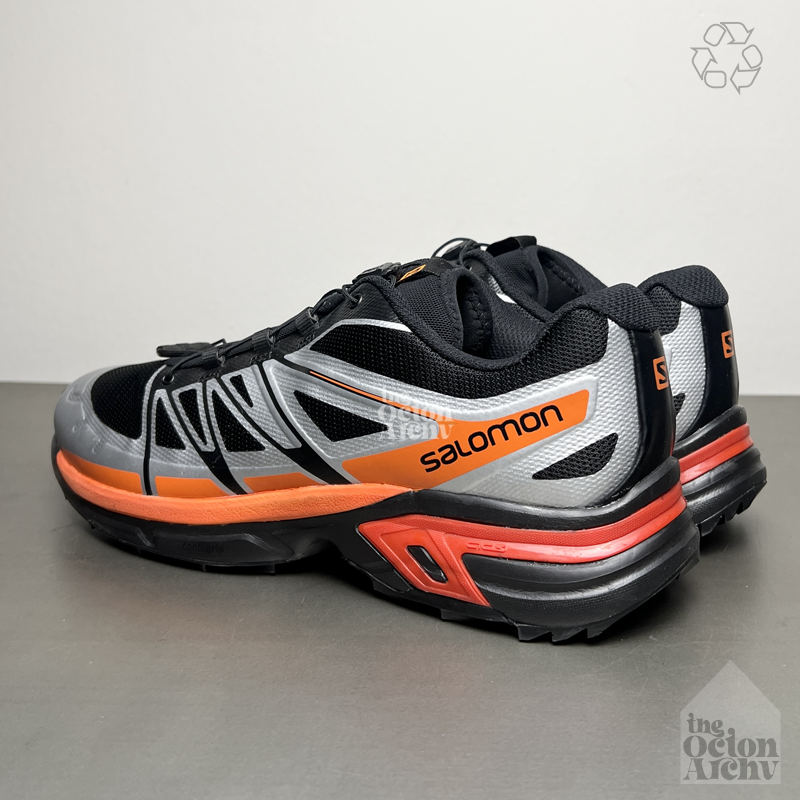 Size 12 Salmon XT-Wings 2 \'Black Silver Vibrant Orange\' 416260 Pre-Owned Salomon XT-Wings 2 Black Silver Vibrant Orange - L41626000 - US main image 2